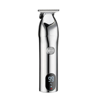 HKM-381715 LCD Display Electric Clipper with Stainless Steel Blades and Dual Charging Mode