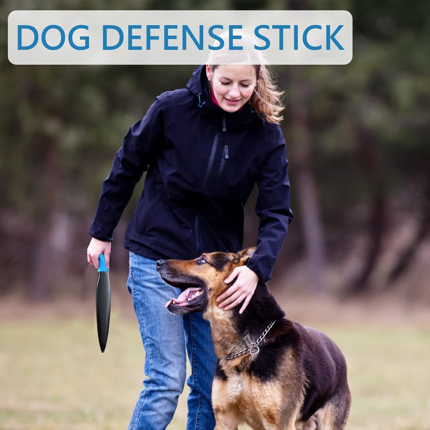 HKM-308563 Dog Break Stick for Training and Chewing - Durable Nylon No Bite Training Tool for Small and Medium Dogs