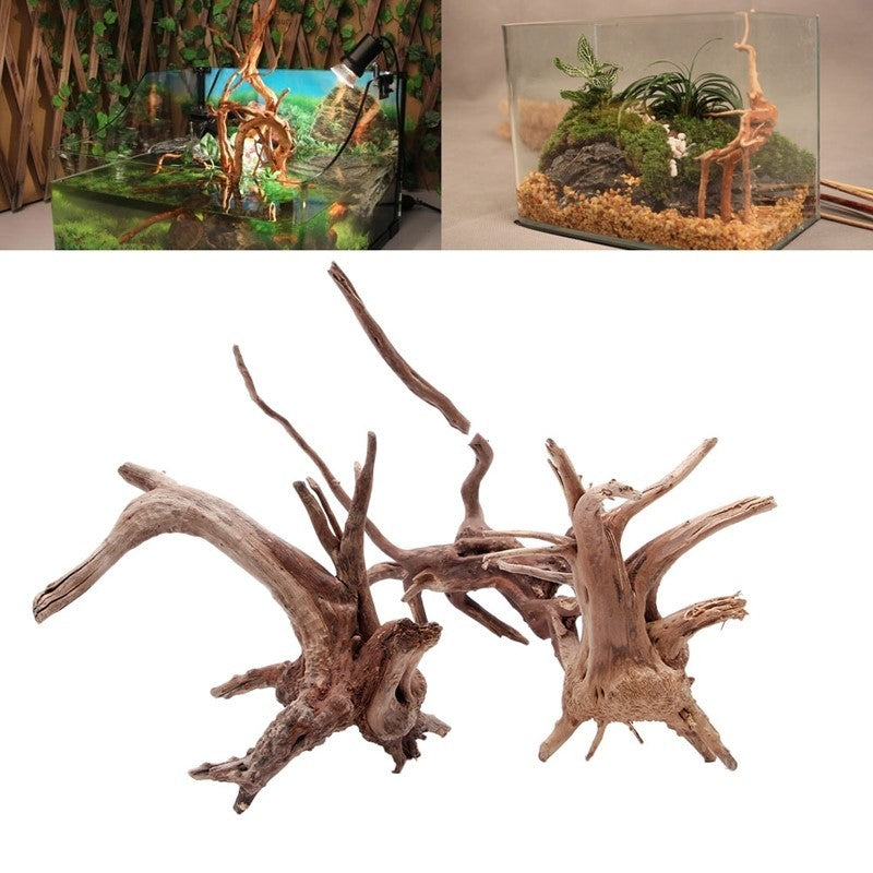 HKM-385107 Sunken Tree Root Fish Tank Decoration for Aquatic Landscapes – Available in Multiple Sizes