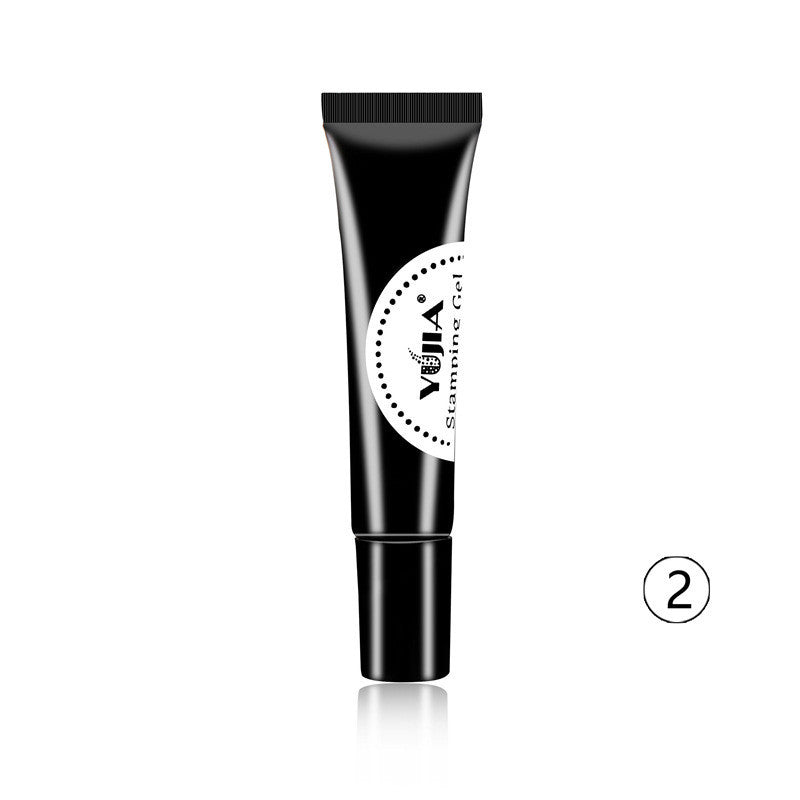 HKM-659091 Nail Printing Glue - 8ml Environmental Friendly, Glossy Finish, Available in 8 Elegant Colors