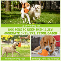 HKM-438483 Interactive Stuffable Dog Toy for Chewing and Treat Dispensing - Durable Natural Rubber for Small to Medium Breeds