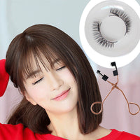 HKM-222803 Magnetic Eyelash Kit with Applicator – No Glue, Reusable Synthetic Fiber Lashes for Easy Application and Removal
