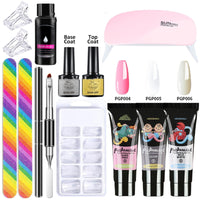 HKM-559635 13-Piece Crystal Extended Glue Nail Art Kit