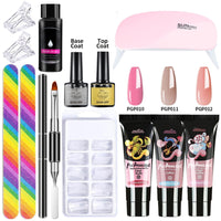 HKM-559635 13-Piece Crystal Extended Glue Nail Art Kit