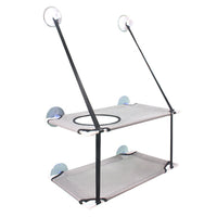 HKM-532307 Suction Cup Dual-Layer Cat Hammock for Comfortable Pet Relaxation