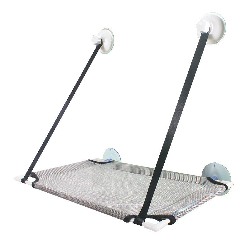 HKM-532307 Suction Cup Dual-Layer Cat Hammock for Comfortable Pet Relaxation