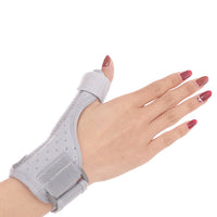 HKM-279955 Finger Fixation Belt for Thumb and Wrist Injury Protection, One Size Grey Finger Cot