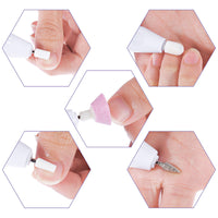 HKM-787859 Portable Electric Nail Polisher with Five Interchangeable Heads for Smooth Nail Care