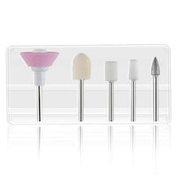 HKM-787859 Portable Electric Nail Polisher with Five Interchangeable Heads for Smooth Nail Care