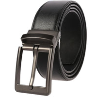 HKM-179155 Men's Leather Belt with Pin Buckle - Model LY35-21785-3