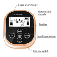 HKM-409875 Pearl White Gua Sha Tool with Adjustable Voltage and Compact Design