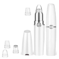 HKM-295123 Electric Blackhead Remover with Vacuum Suction and 4 Interchangeable Nozzles for Deep Pore Cleaning