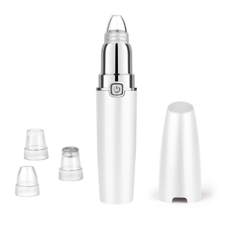 HKM-295123 Electric Blackhead Remover with Vacuum Suction and 4 Interchangeable Nozzles for Deep Pore Cleaning