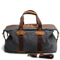 HKM-629715 Retro Canvas Sports Duffle Bag with Zipper Closure - Lightweight & Durable Travel Tote in Multiple Colours