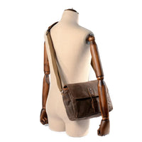 HKM-745427 Waterproof Batik Canvas Micro Shoulder Bag for Digital SLR Photography