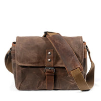 HKM-745427 Waterproof Batik Canvas Micro Shoulder Bag for Digital SLR Photography