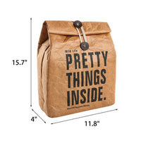 HKM-124307 Thermal Insulation Kraft Paper Picnic Bread Bags for Freshness and Durability