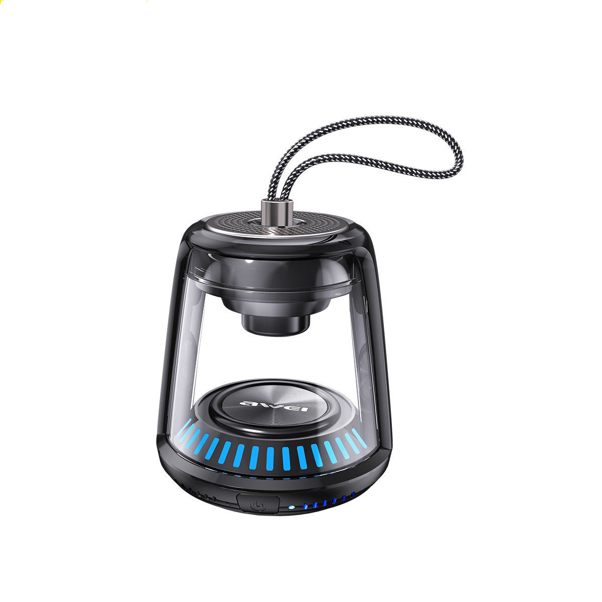 KTX-546131 Transparent Waterproof Mini Bluetooth Speaker with TWS Interconnection - Compact Outdoor Audio Solution