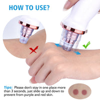 HKM-677971 Electric Blackhead Remover with 5 Suction Heads, Acne Treatment & Skin Rejuvenation Device