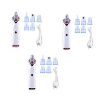 HKM-677971 Electric Blackhead Remover with 5 Suction Heads, Acne Treatment & Skin Rejuvenation Device