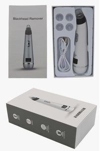 HKM-677971 Electric Blackhead Remover with 5 Suction Heads, Acne Treatment & Skin Rejuvenation Device