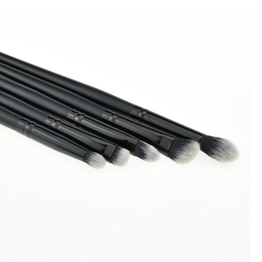 HKM-545875 Small 5-Piece Eye Makeup Brush Set for Eyeshadow, Contouring, and Concealing