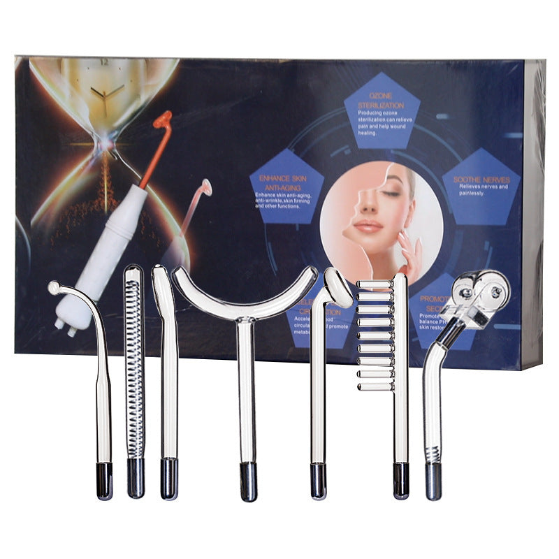 HKM-112659 Electrotherapy Comb with 7 Gears and Dual Light Modes for Beauty Treatments
