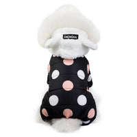 HKM-574547 Cotton Casual Coat with Big Polka Dots for All Genders