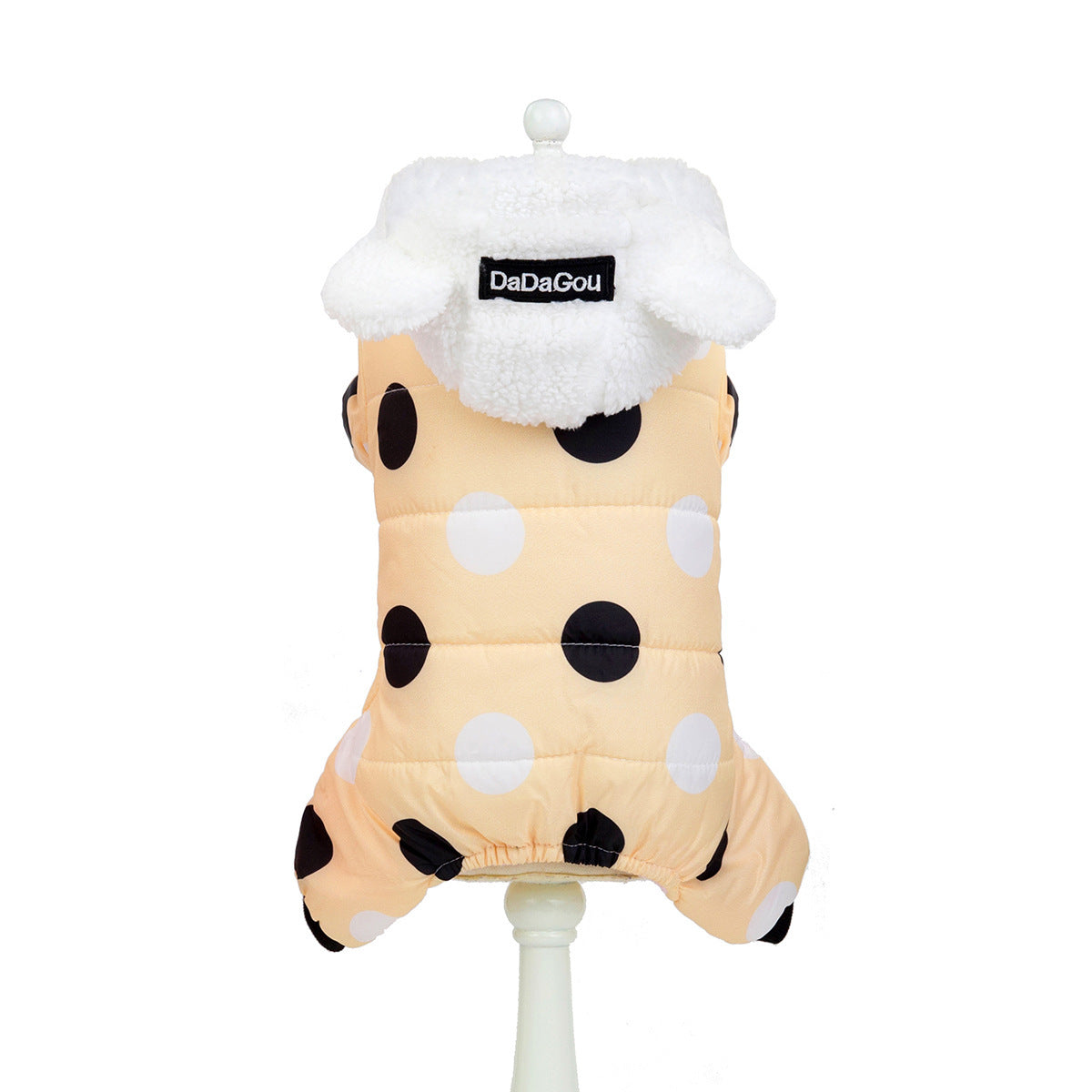 HKM-574547 Cotton Casual Coat with Big Polka Dots for All Genders