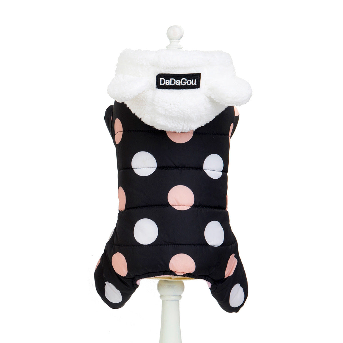 HKM-574547 Cotton Casual Coat with Big Polka Dots for All Genders