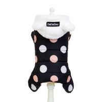 HKM-574547 Cotton Casual Coat with Big Polka Dots for All Genders