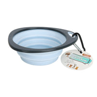 HKM-022867 Portable Candy Color Dog Folding Bowl for Travel, Pet Feeding, and Water Drinking Cup for Small and Large Animals