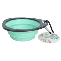 HKM-022867 Portable Candy Color Dog Folding Bowl for Travel, Pet Feeding, and Water Drinking Cup for Small and Large Animals