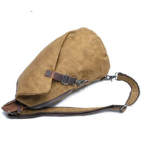 HKM-434707 Canvas Large Capacity Outdoor Waist Bag for Men