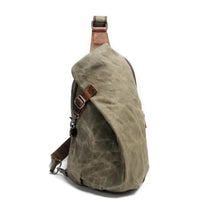 HKM-434707 Canvas Large Capacity Outdoor Waist Bag for Men