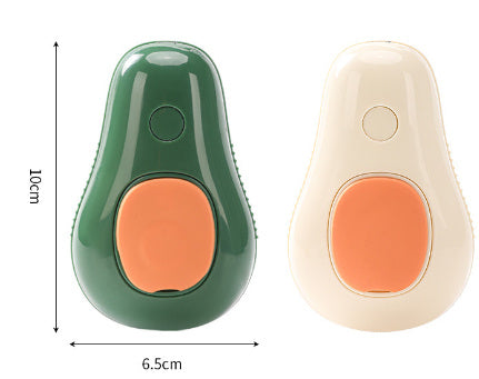 HKM-398675 Electric Self-Cleaning Avocado-Shaped Grooming Brush with Steam for Cats and Dogs