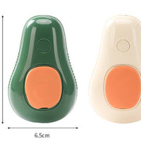 HKM-398675 Electric Self-Cleaning Avocado-Shaped Grooming Brush with Steam for Cats and Dogs