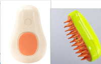 HKM-398675 Electric Self-Cleaning Avocado-Shaped Grooming Brush with Steam for Cats and Dogs