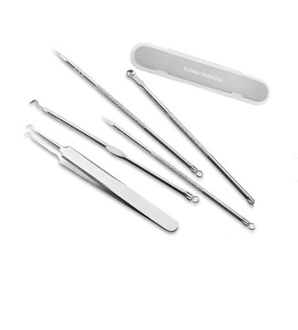 HKM-947667 Precision Acne Removal Tool Kit with Blackhead Extractor and Squeezing Needle
