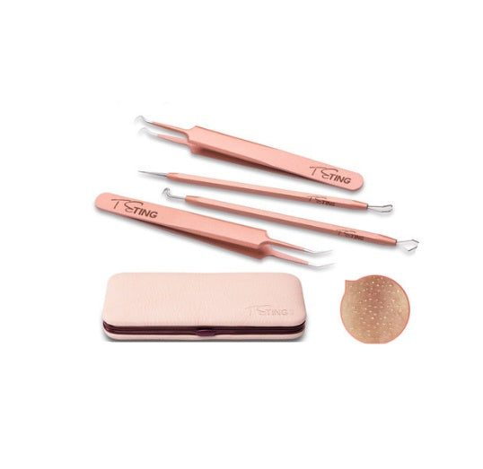 HKM-947667 Precision Acne Removal Tool Kit with Blackhead Extractor and Squeezing Needle