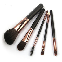 HKM-805715 Blush Eye Shadow Brush Set with 5 Nylon Bristle Brushes in OPP Bag