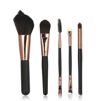 HKM-805715 Blush Eye Shadow Brush Set with 5 Nylon Bristle Brushes in OPP Bag