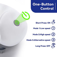 HKM-987795 Electric Pet Massager for Cats and Dogs | Deep Tissue Tension Relief Tool with 4 Rotating Heads & Rechargeable Design