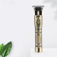 HKM-667155 Skull Head Rechargeable Hair Clipper with USB Charging