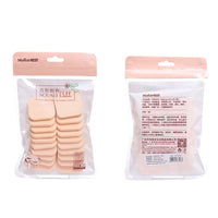 HKM-870099 Square Cotton Pads - 20 Pieces, Soft SBR Material, 3.8cm x 3.8cm, Ideal for Makeup Application