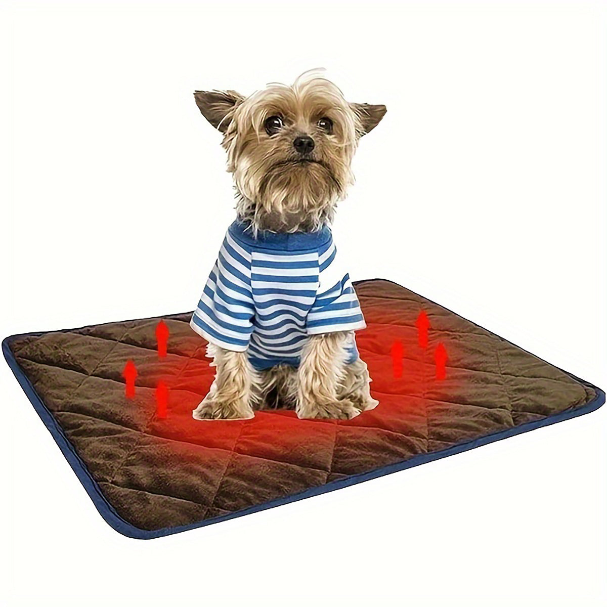 HKM-084947 Self-Heating Non-Slip Pet Mat for Dogs and Cats - Warm Thermal Blanket for Indoor and Outdoor Use, Washable & Durable