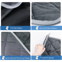 HKM-084947 Self-Heating Non-Slip Pet Mat for Dogs and Cats - Warm Thermal Blanket for Indoor and Outdoor Use, Washable & Durable