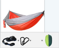 HKM-022547 Portable Double Backpacking Hammock - Nylon Parachute for Outdoor Adventures
