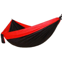 HKM-022547 Portable Double Backpacking Hammock - Nylon Parachute for Outdoor Adventures