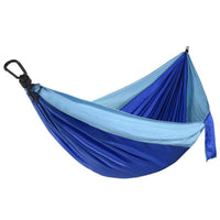 HKM-022547 Portable Double Backpacking Hammock - Nylon Parachute for Outdoor Adventures